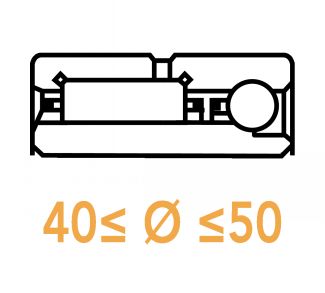 Roulements combin&eacute;s 40 &agrave; 50