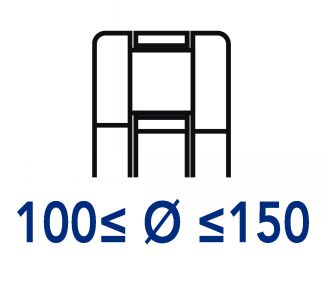 But&eacute;e &agrave; rouleaux 100 &agrave; 150
