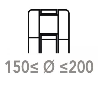 But&eacute;e &agrave; rouleaux 150 &agrave; 200