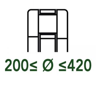 But&eacute;e &agrave; rouleaux 200 &agrave; 420