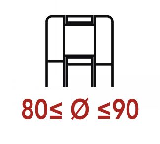 But&eacute;e &agrave; rouleaux 80 &agrave; 90