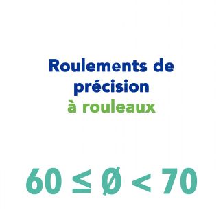 Roulements de pr&eacute;cision &agrave; rouleaux 60 &agrave; 70