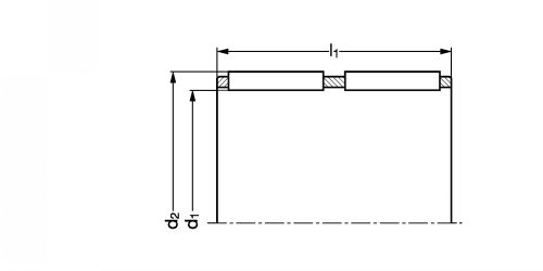 Cage à aiguilles à 2 rangées - Plan