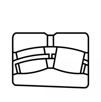 Symbole roulement à rotule sur rouleaux, exécution CC/W33 - alésage conique (K)