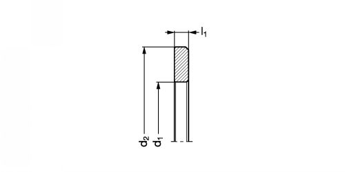 Rondelle de butée à rouleaux - Plan R8-116