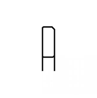 Symbole rondelle de butée à rouleaux Série WS