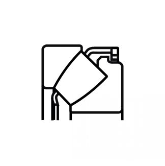 Symbole butée à rotule sur rouleaux Série 29000