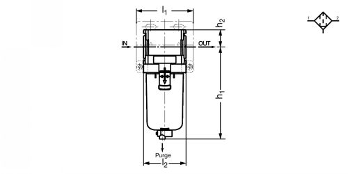Filtre submicronique - AFD - SMC - Plan