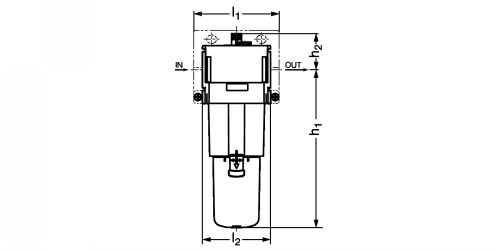 Lubrificateur - AL - SMC - Plan