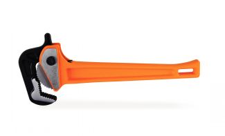Adjustable lever pipe wrench