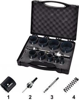 Jeu de scies cloches Bi-m&eacute;tal Co T45-69-111-1201