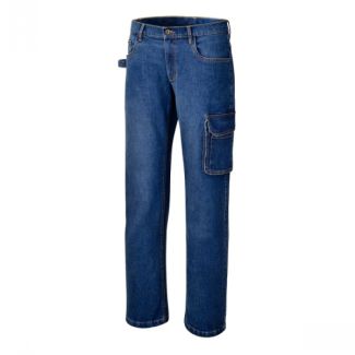 Pantalon jeans de travail élastifié - T62-7528
