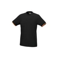 T-shirt de travail 100 % coton, 150 g/m2, noir