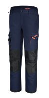 Pantalon de travail multipoches avec inserts en tissu extensible