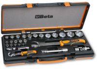 16 douilles 6 pans et 5 accessoires