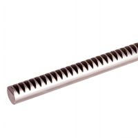 ROUND RACKS MADE OF HIGH STRENGTH STEEL DENTURE DROITE FRAISÉE - MODULE 1,0 À 6,0 (Model : A1-582)
