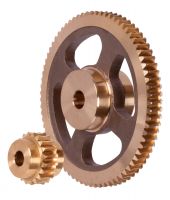 WORM GEARS MADE OF BRONZE, MODULE 0.75 MODULE 0,5 À 2,0 (Model : A1-63)