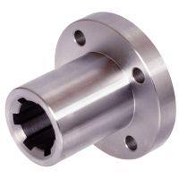 SPLINED HUBS WITH FLANGE - DIN ISO 14 MADE OF STAINLESS STEEL EN ACIER INOXYDABLE (Model : A1-870)