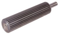 Arbres dentés en acier avec épaulement module 1,5