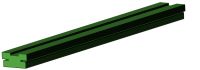 PLASTIC GUIDE RAILS TP WITH PROFILE DOUBLE À ROULEAUX PROFIL TP À CORNIÈRE (Model : A2-112-TP)