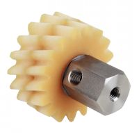Roues dentées de lubrification en PU denture hélicoïdale, raccord de lubrification radial