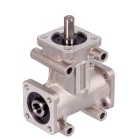 ANGULAR GEARBOX WITH HELICAL-BEVEL GEAR - 4 MOUNTING HOLES À ENGRENAGE CONIQUE À 4 TROUS DE FIXATION (Model : A3-20)