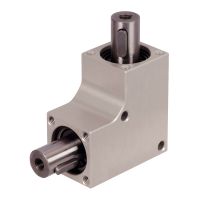 MINI ANGULAR GEARBOX WITH HELICAL-BEVEL GEAR - FOR HIGH TORQUE À ENGRENAGE CONIQUE POUR COUPLE ÉLEVÉ (Model : A3-50)