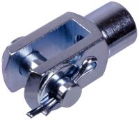 CLEVIS JOINTS, ZINC-PLATED RIGHT-HAND THREAD AVEC AXE ET RONDELLE EN ACIER GALVANISÉ (Model : C1-661)