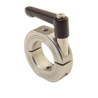 Bague d'arrêt fendue méplatée en une partie