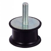 Butée caoutchouc  concave élastique type M