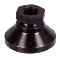 Pieds articulés 2259 A, acier bruni