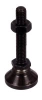 Pieds articulés 2259 AG en acier bruni