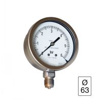 PRECISION PRESSURE GAUGE DIAMÈTRE 63 PRECISION PRESSURE GAUGE DIAMÈTRE 63