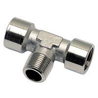 MALE STUB BRANCH TEE, FEMALE MALE METRIC THREAD MALE STUB BRANCH TEE, FEMALE MALE METRIC THREAD