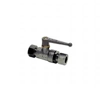 Robinet 2 voies avec raccord bicone - LEGRIS 0414