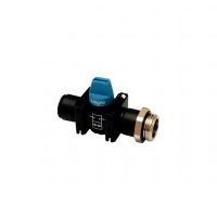 Mini-robinet droit 2/2 à piquage mâle BSP cylindrique et connexion instantanée - LEGRIS 7911