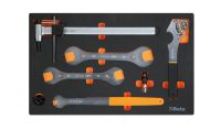 Plateau thermoformé en mousse eva avec outils de réparation de vélo