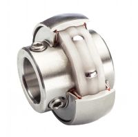 SELF-ALIGNING BALL BEARING WITH LOCKING SCREW, SPHERICAL OUTER RING POUR PALIER SANS MAINTENANCE