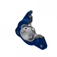 PALIER APPLIQUE 3 TROUS DE FIXATION EN FONTE AVEC SERRAGE PAR VIS DE BLOCAGE