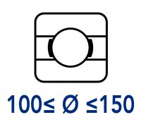 Roulements rigides &agrave; billes 100 &agrave; 150