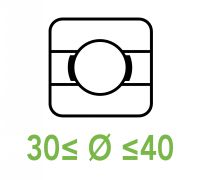 Roulements rigides &agrave; billes 30 &agrave; 40