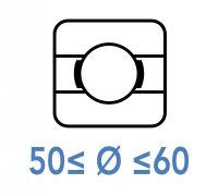 Roulements rigides &agrave; billes 50 &agrave; 60