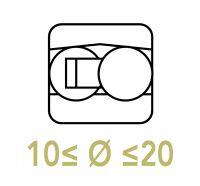 Roulements &agrave; rotules sur billes 10 &agrave; 20