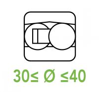 Roulements &agrave; rotules sur billes 30 &agrave; 40