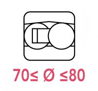 Roulements &agrave; rotules sur billes 70 &agrave; 80