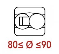Roulements &agrave; rotules sur billes 80 &agrave; 90