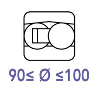 Roulements &agrave; rotules sur billes 90 &agrave; 100