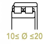 Roulements &agrave; rouleaux cylindriques 10 &agrave; 20