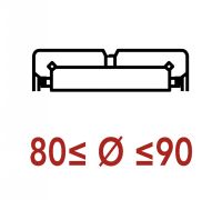 Roulements &agrave; aiguilles sans bague int&eacute;rieure 80 &agrave; 90