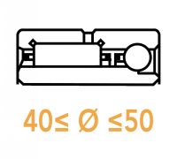 Roulements combin&eacute;s 40 &agrave; 50